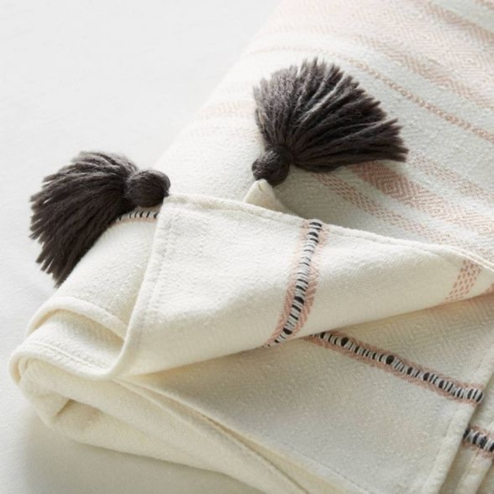 Hearth & Home Magnolia Home Throw Stripe Pom Poms - Picture 2 of 9